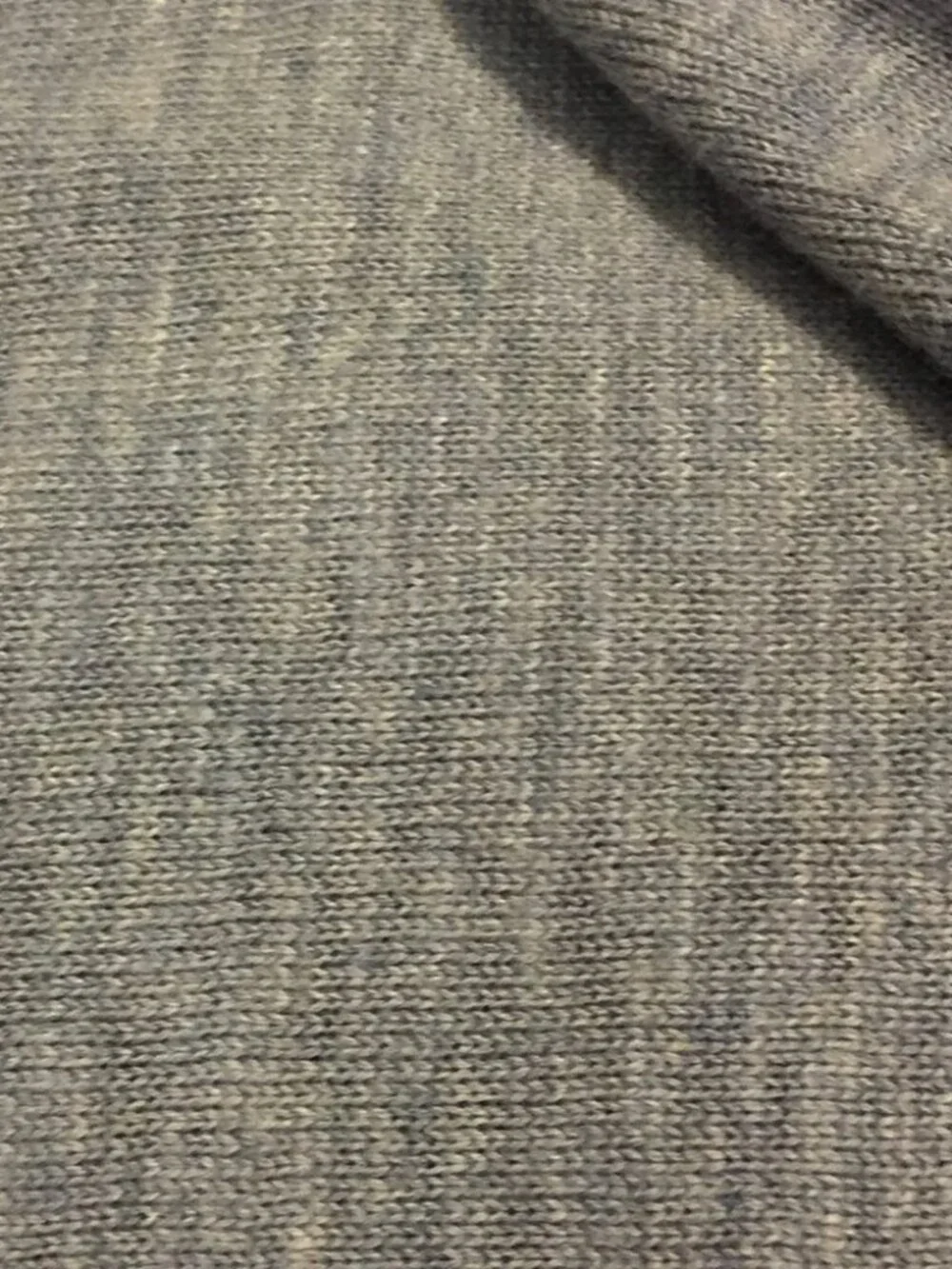 J. Crew heather blue slub 100% cotton v-neck long sleeve knit sweater